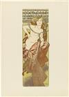 ALPHONSE MUCHA (1860-1939). DOCUMENTS DECORATIFS. Portfolio with 72 plates. 1902. Each plate approximately 18x13 inches, 45x33 cm. Emil